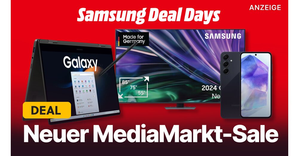 MediaMarkt lance les ventes Samsung : obtenez les téléviseurs, téléphones portables et tablettes QLED 4K désormais proposés à un prix avantageux !