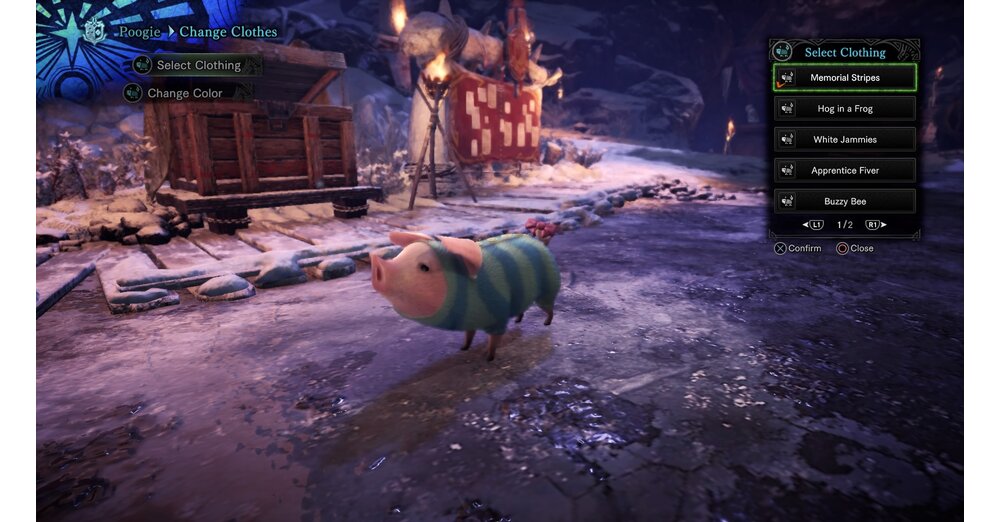 Monster Hunter世界：Iceborne- Alle Poogie Oustfits