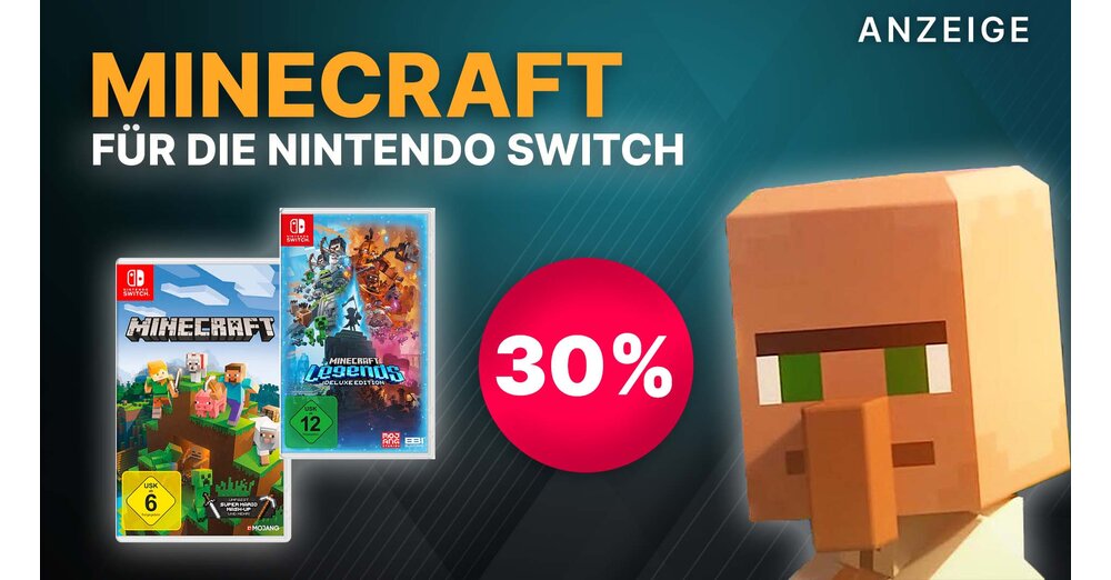 Nintendo Switch的Minecraft：Minecraft Legends的豪華版中最高30％