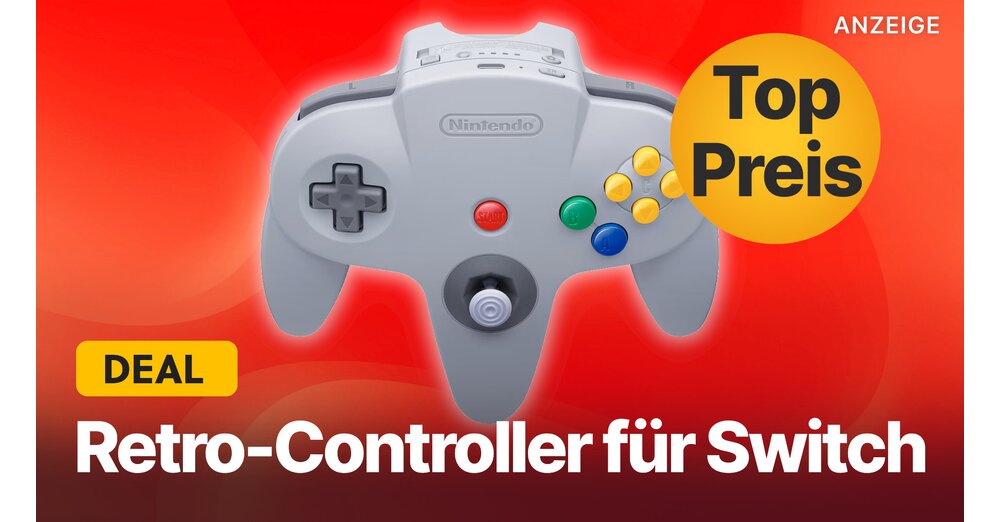 Contrôleur N64 pour Switch proposé : saisissez-le maintenant rapidement avant qu'il ne soit à nouveau en rupture de stock !