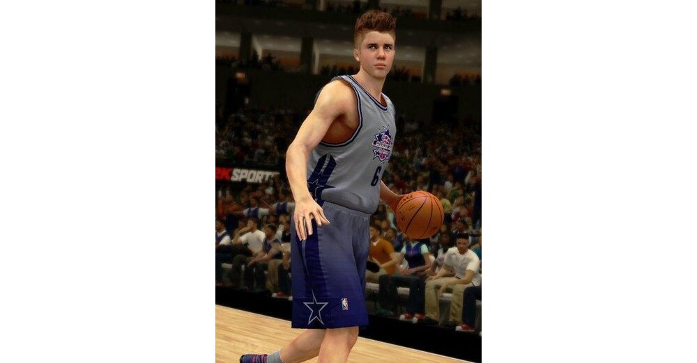 NBA 2K13-最後：賈斯汀·比伯（Justin Bieber）是電子遊戲中的可玩角色