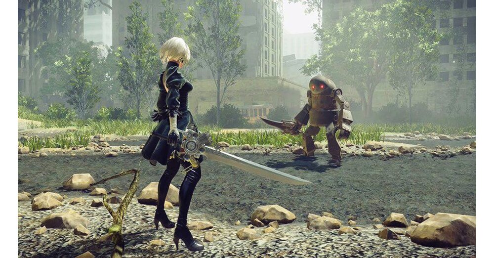 NIER：PS4-PRO支持的自動機和比較圖片