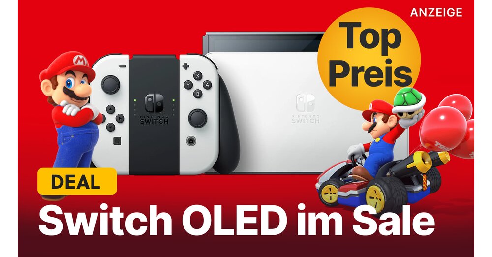 Switch Oled Bundle pas cher que jamais: prenez maintenant la console + mario-hit sur le marché des médias!