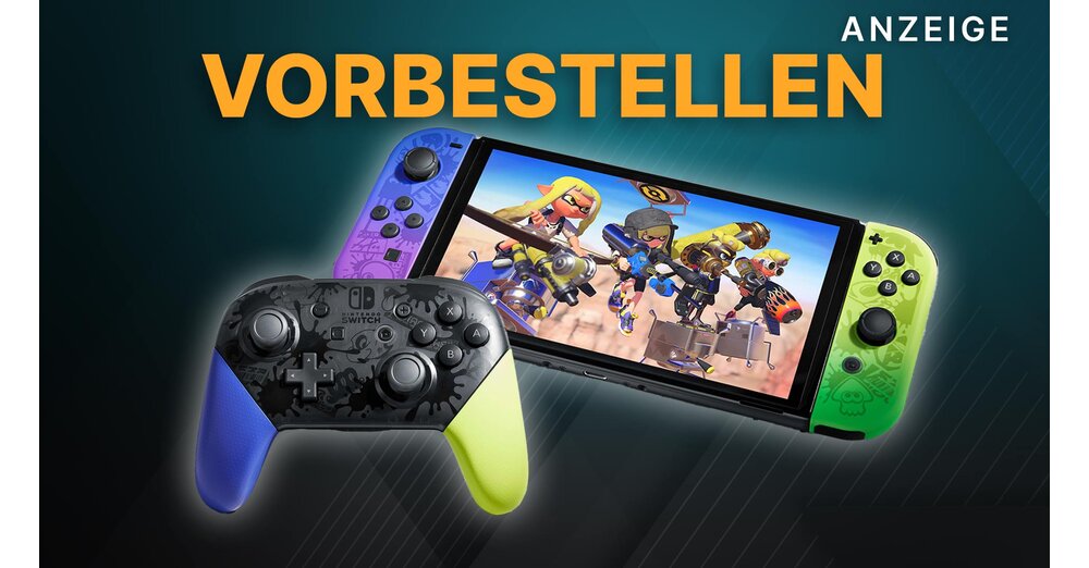 Splatoon 3 vorbestellen: Nintendo Switch OLED & Pro Controller Special ...