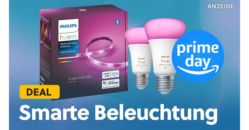 Philips Hue在Prime Day確實減少了：這些優惠是真正的希望！