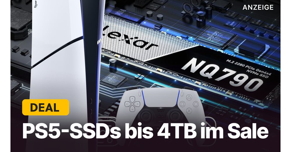 以便宜的價格固定高達4TB PS5的內存：短時間內提供的快速SSD！