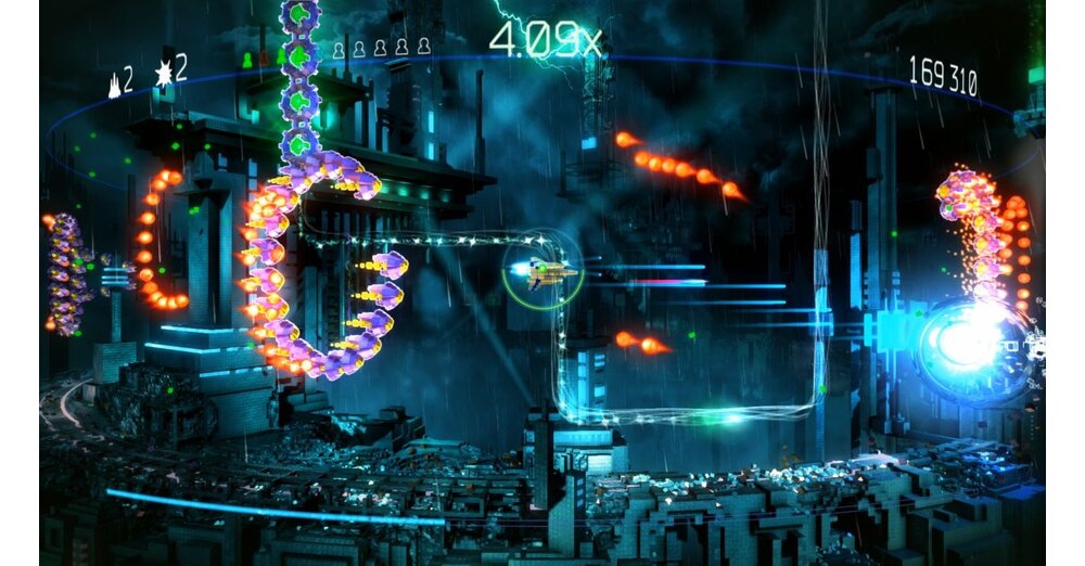 結論：測試中的Resogun-彩色芭蕾舞攤位