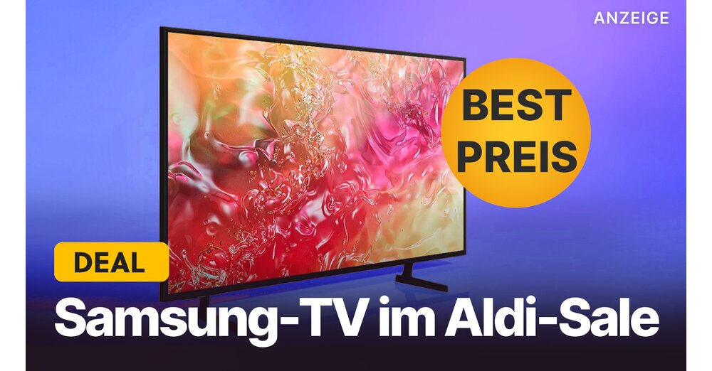 Téléviseur Samsung 4K désormais dans l'offre Aldi : Cette smart TV de 2024 n'a jamais été moins chère !