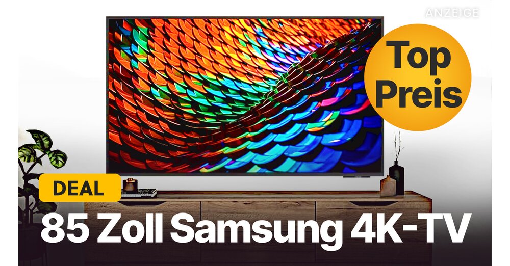 Téléviseur Samsung 4K 85 pouces proposé à moitié prix : vous ne trouverez nulle part ailleurs cet énorme téléviseur à un prix aussi bas !