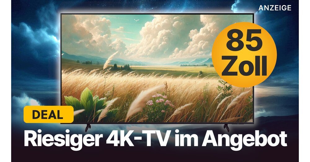 Énorme TV 4K 52% moins cher sur Amazon: 85 pouces Samsung TV dépoussiérez désormais l'offre supérieure!