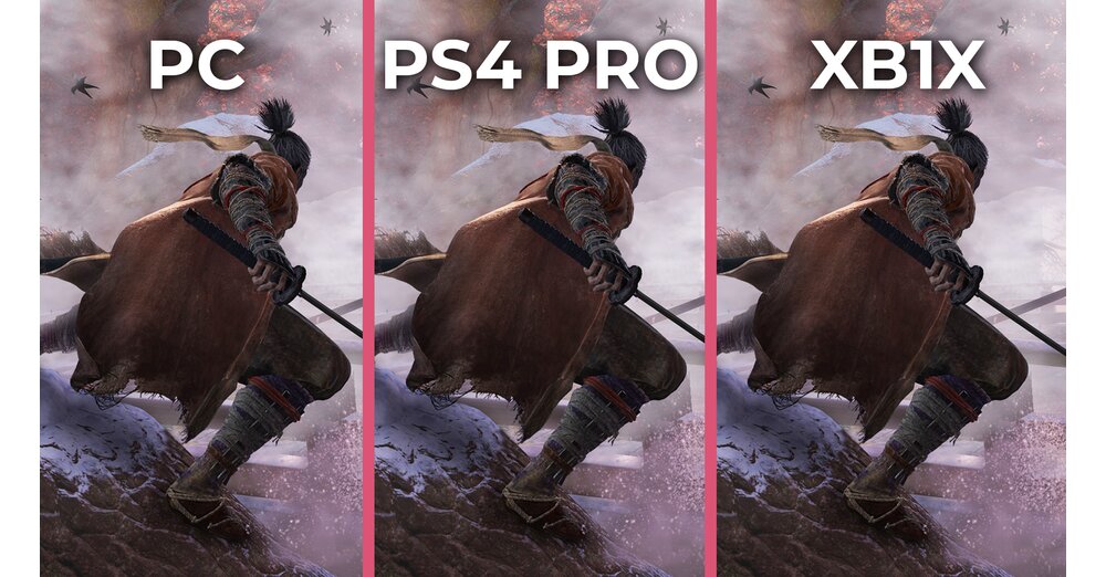 sekiro：在圖形比較中對PS4 Pro和Xbox One X的陰影兩次