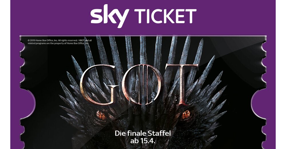 Game Of Thrones Staffel 8 Sky Ticket Angebot