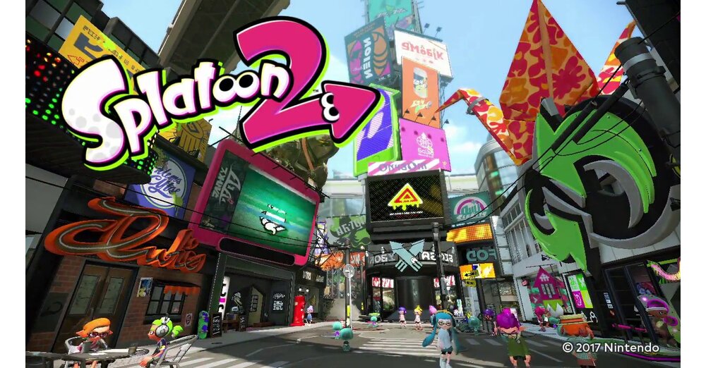 Splatoon 2-這是彩色團隊射擊遊戲的第一個遊戲場景