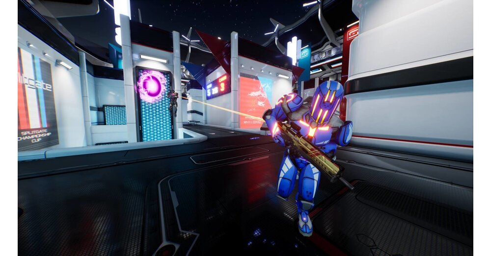 Splitgate：未來派的多人射擊遊戲在預告片中展示遊戲玩法