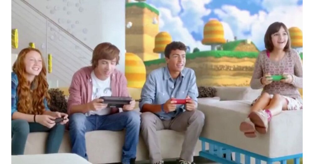 Super Mario 3D World-TV商業演出4-Player Co-Op