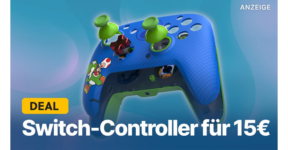 Manette Switch officielle pour environ 15 € : procurez-vous la manette Yoshi dès maintenant sur Amazon !