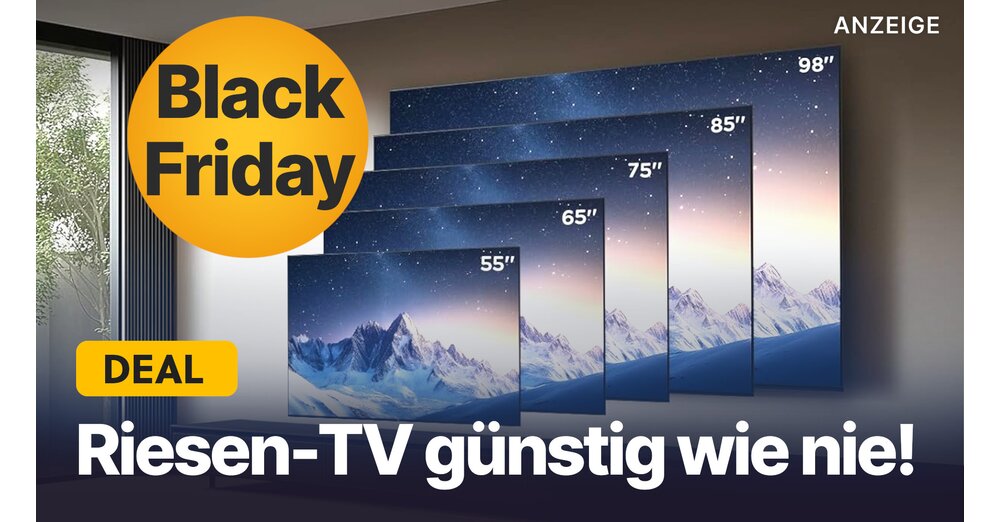 Téléviseur 4K 98 pouces dans l'offre Amazon Black Friday : Ce téléviseur géant n'a jamais été aussi bon marché !