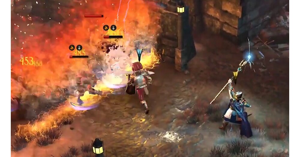 戰鎚：Chaosbane-Koop，Stadt級，Magie＆Interfacter in The Trailer for``戰鎚diablo''