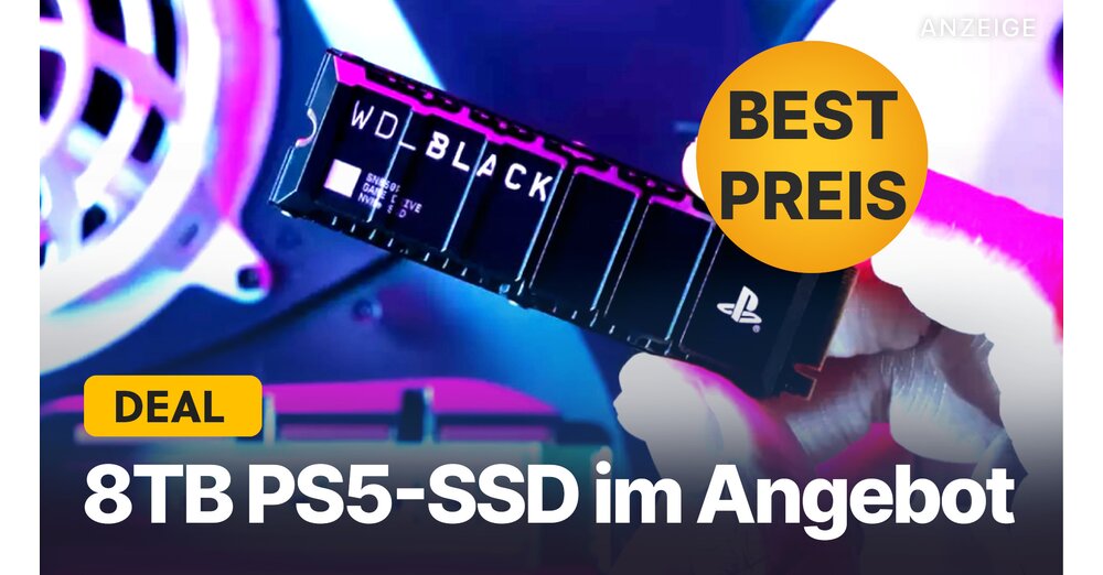 Stockage PS5 de 8 To proposé : le plus grand SSD PS5 officiel est désormais moins cher que jamais !