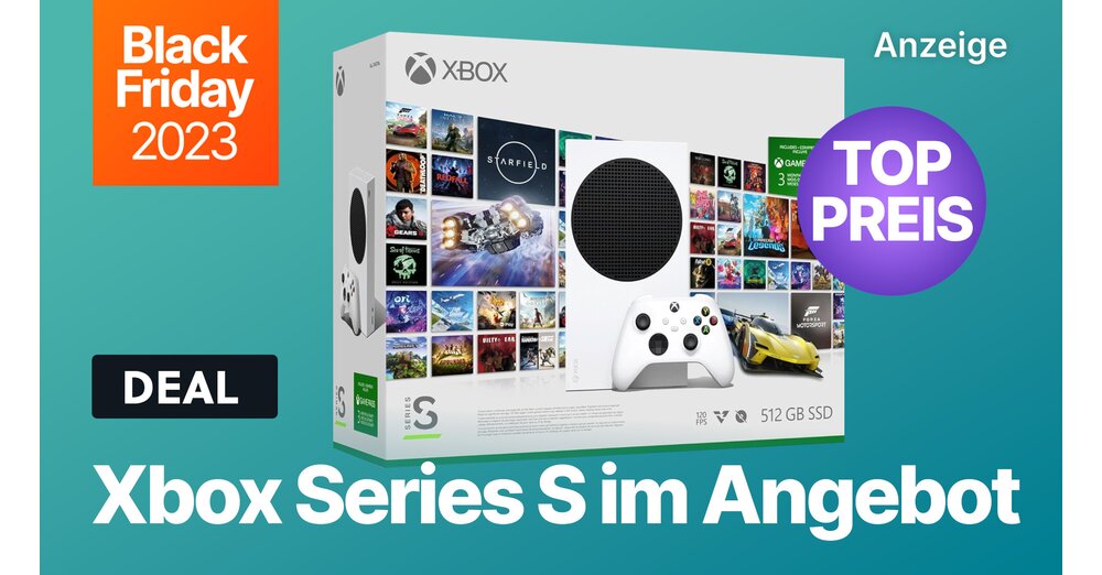 便宜的Xbox Bundle：Series S現在與Xbox Game Pass in Amazon黑色星期五報價