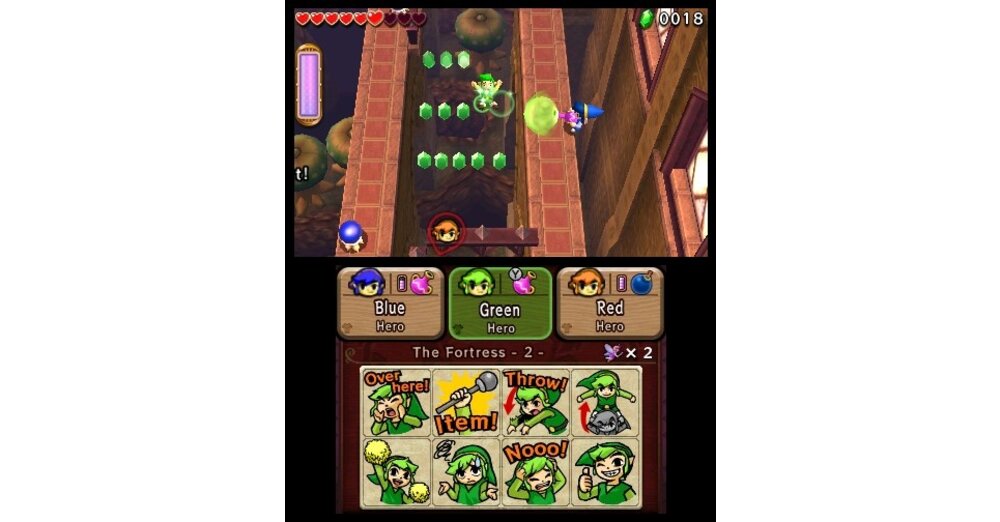 塞爾達傳說：Tri Force Heroes-屏幕截圖