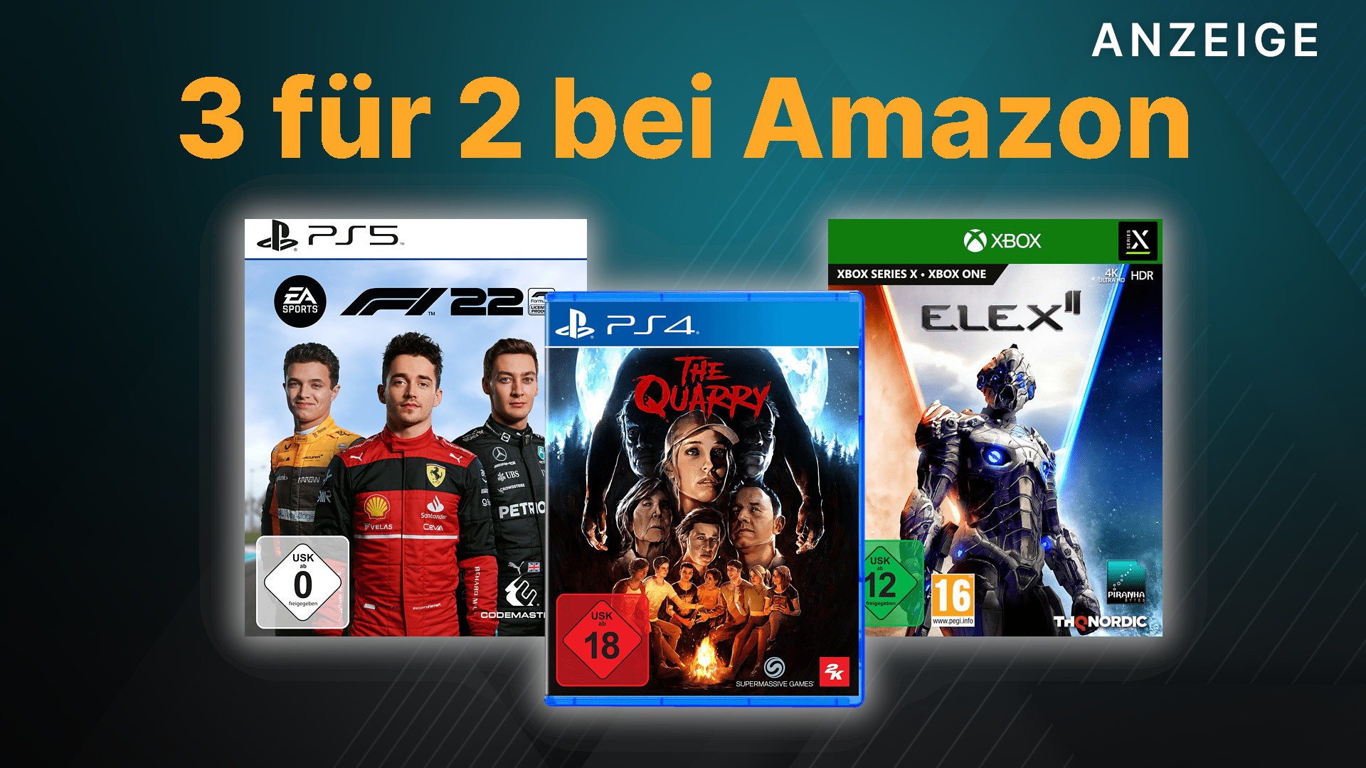 3 für 2 Spiele für PS4, PS5 & Xbox günstig kaufen bei Amazon