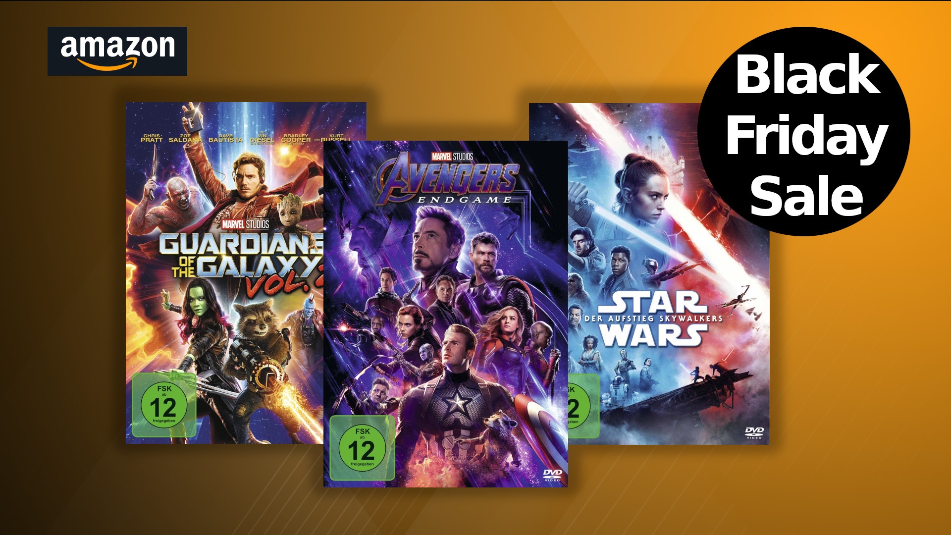 Amazon – Black Friday Sale: 3 für 2 mit Star Wars- und Marvel-Filmen