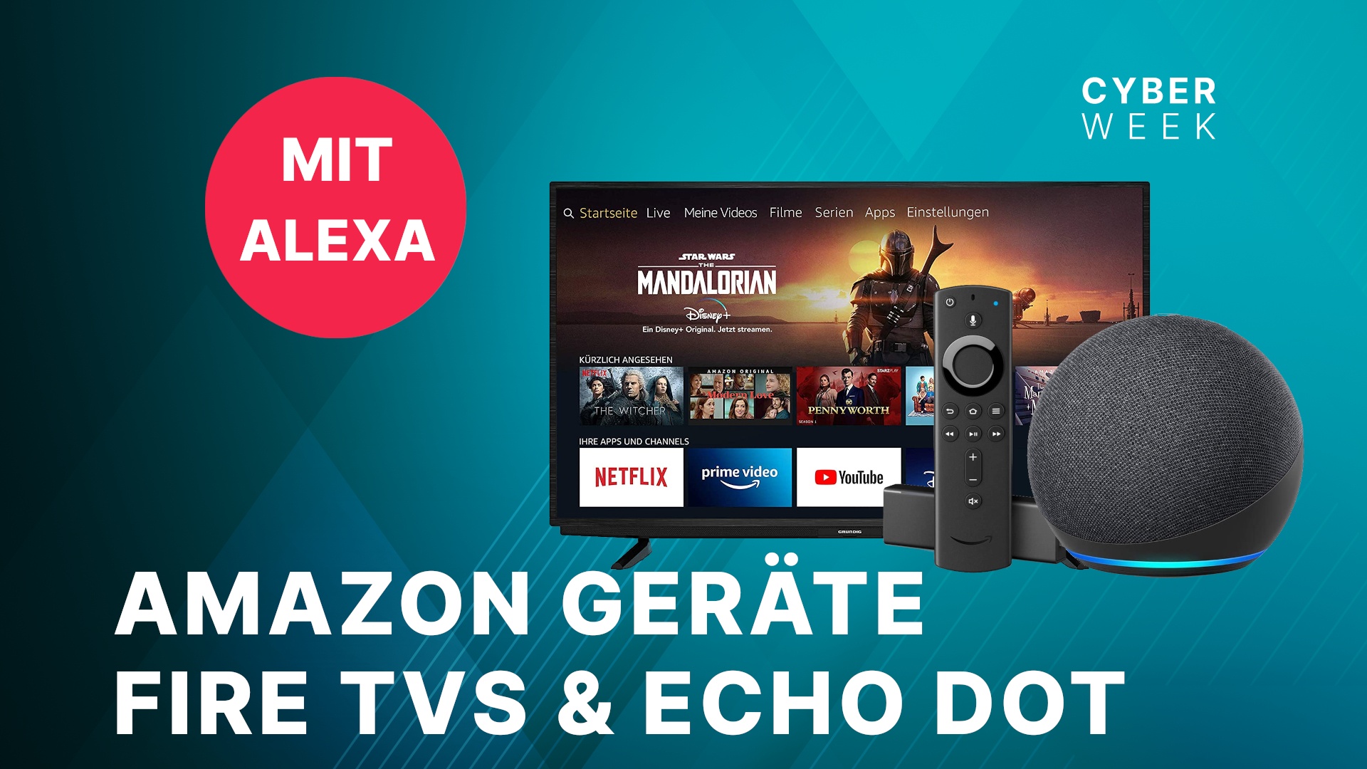 Amazon Black Friday Fire TV Stick, Echo und Fire TVs im Angebot