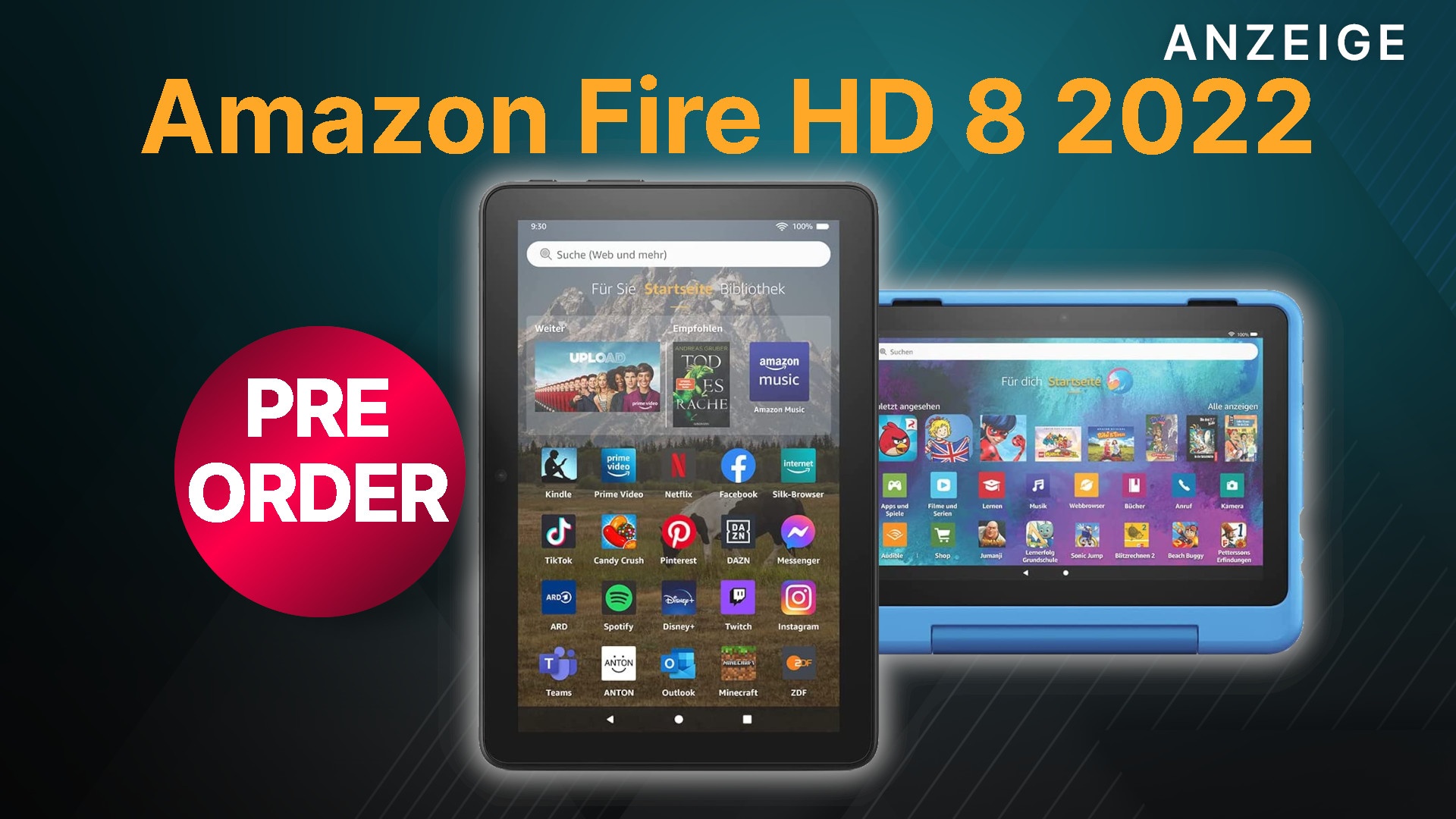 Fire Tablet: Das schnelle neue Fire HD 8 könnt ihr jetzt