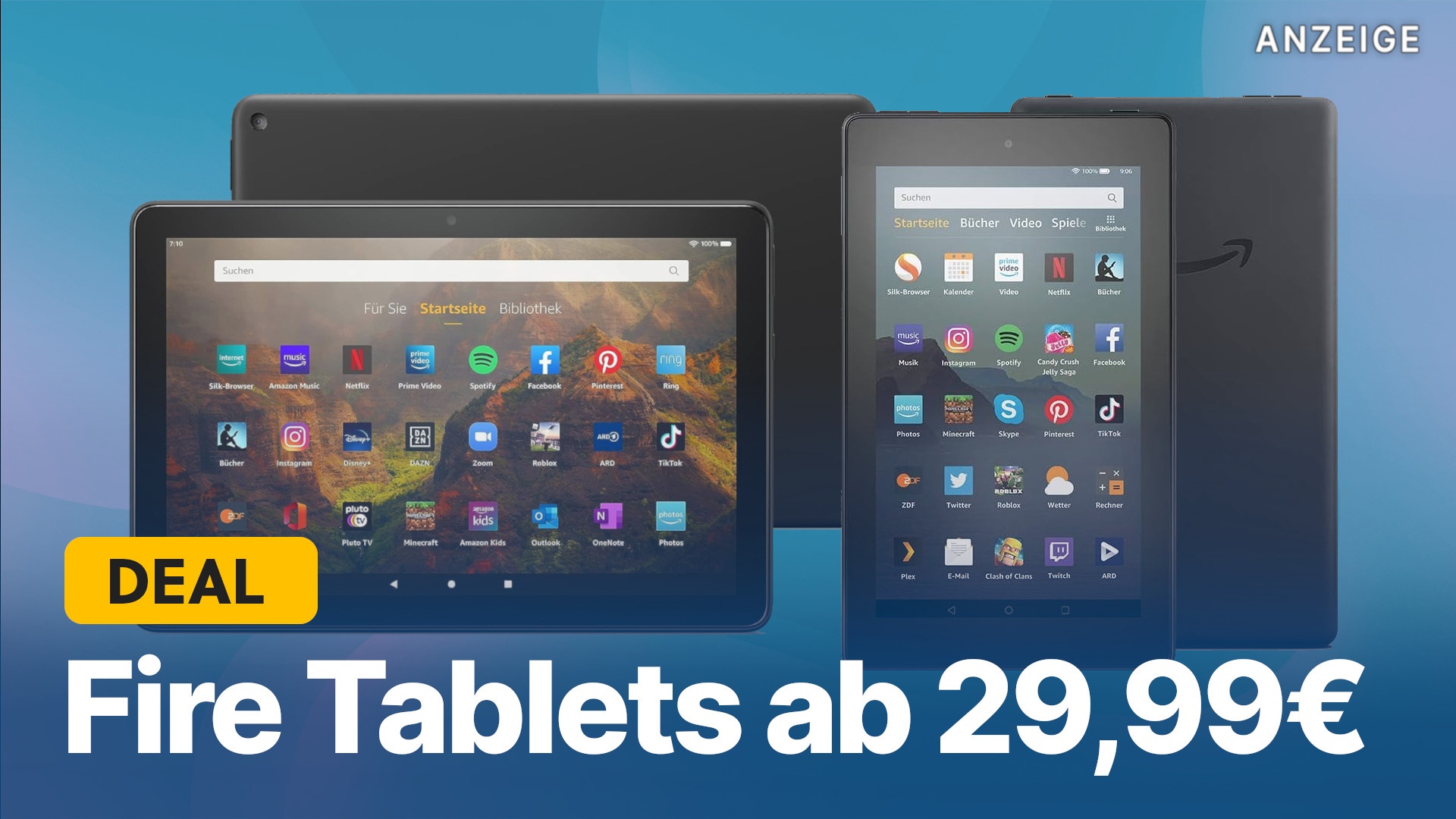 Fire Tablets ab 29,99€ im Angebot: Schon vor dem Prime Day  Refurbished-Schnäppchen sichern