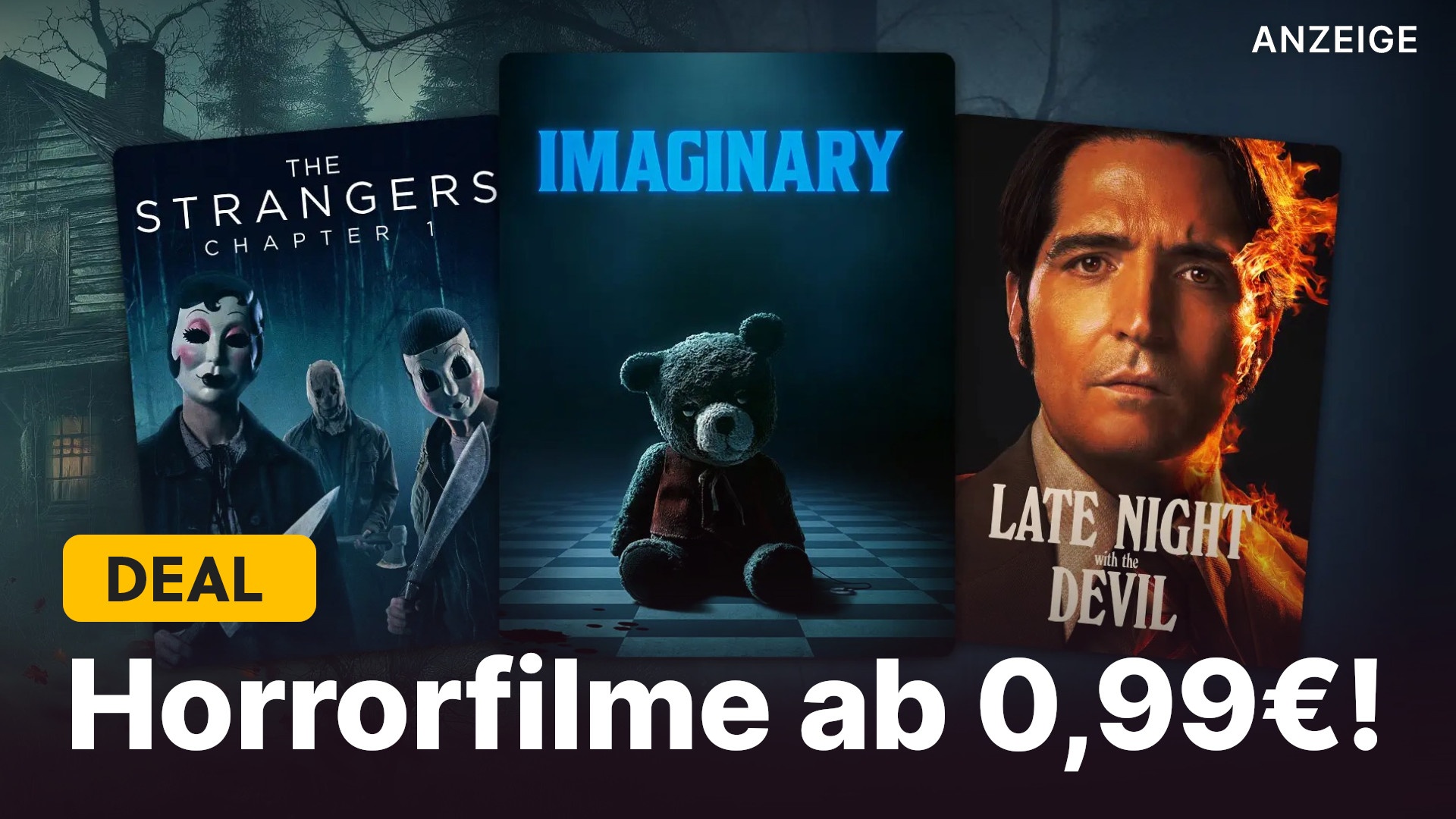 Neue Horrorfilme ab 0,99€ im Angebot Amazon Prime Video startet großen