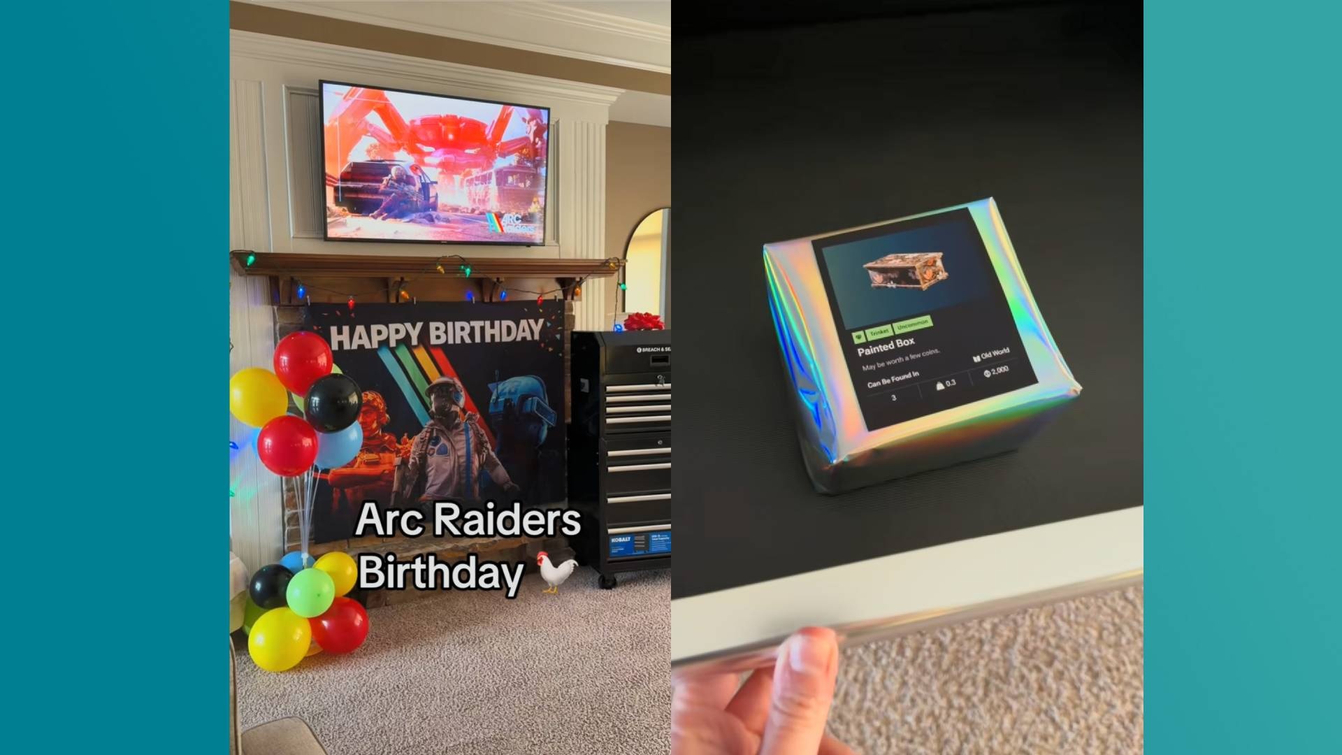 Geburtstagsparty im Arc Raiders-Stil: Die Deko ist fantastisch, aber beim Buffet wird's makaber
