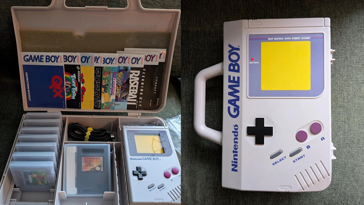 Nintendo-Fan entdeckt seltenen Game Boy-Reisekoffer im Antiquitätenladen, prall gefüllt mit Handheld und Spielen: "Als hätte ich in der Lotterie gewonnen"