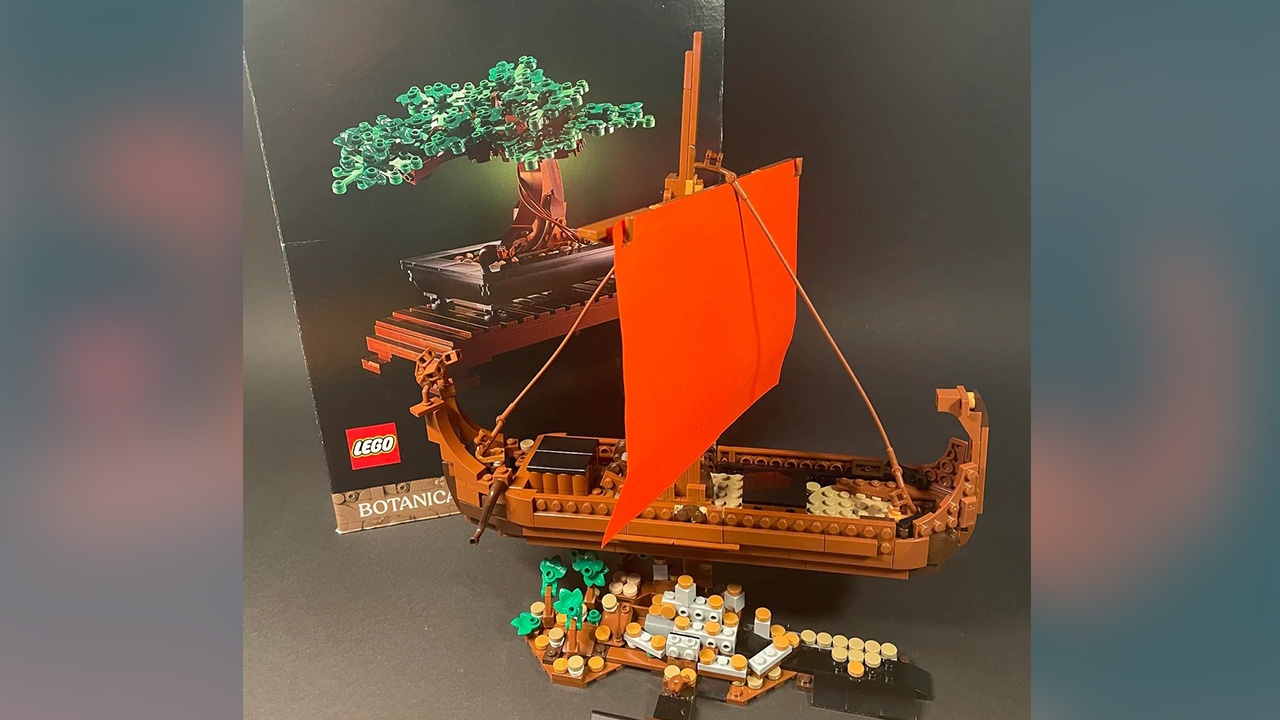 Genialer LEGO-Fan baut das Schiff aus Christopher Nolans Odyssee nach - braucht dafür nur ein einziges 50€-Set und ein Stück Papier