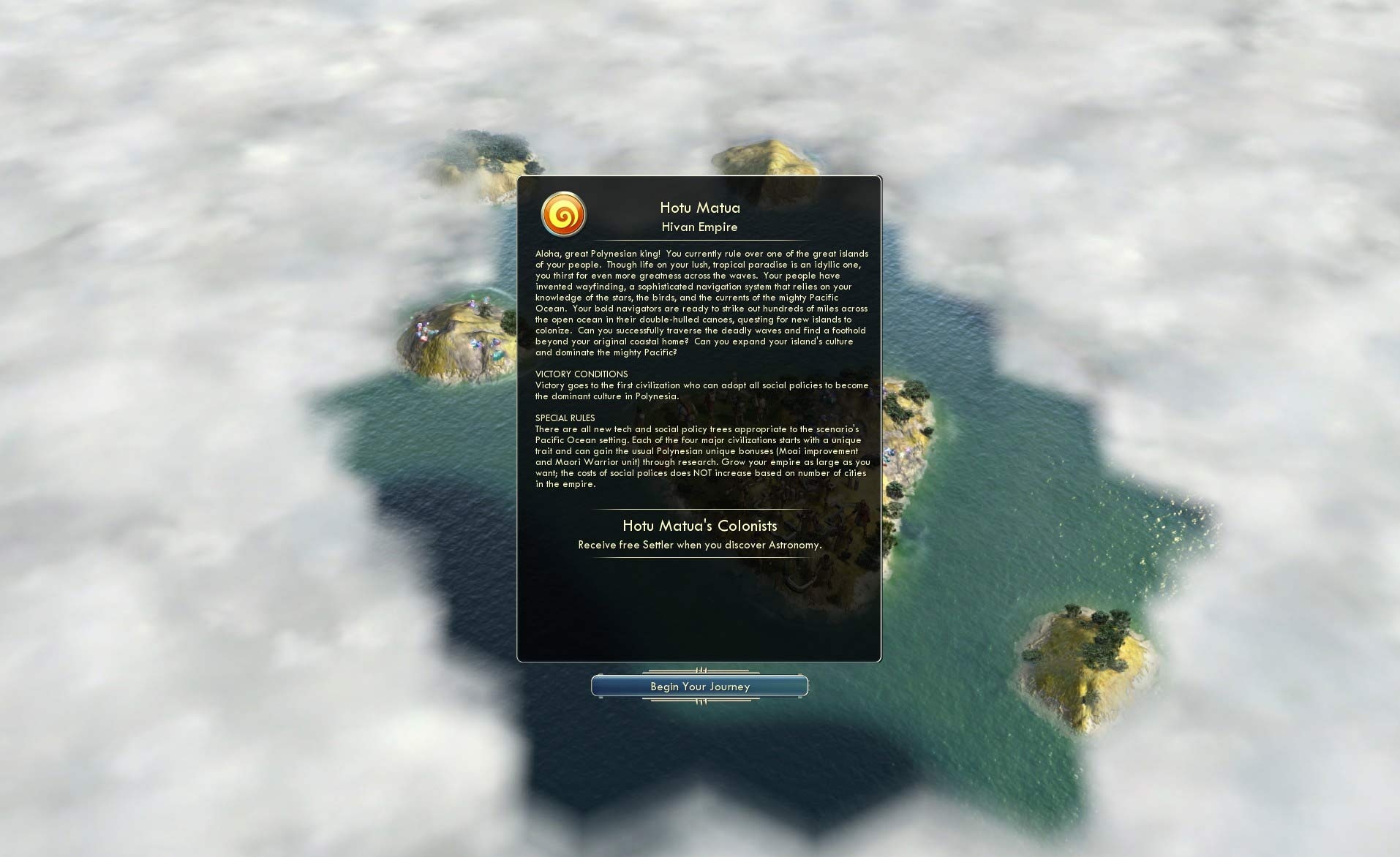 Civilization 5 - DLC: Civilization and Scenario Pack: Polynesia