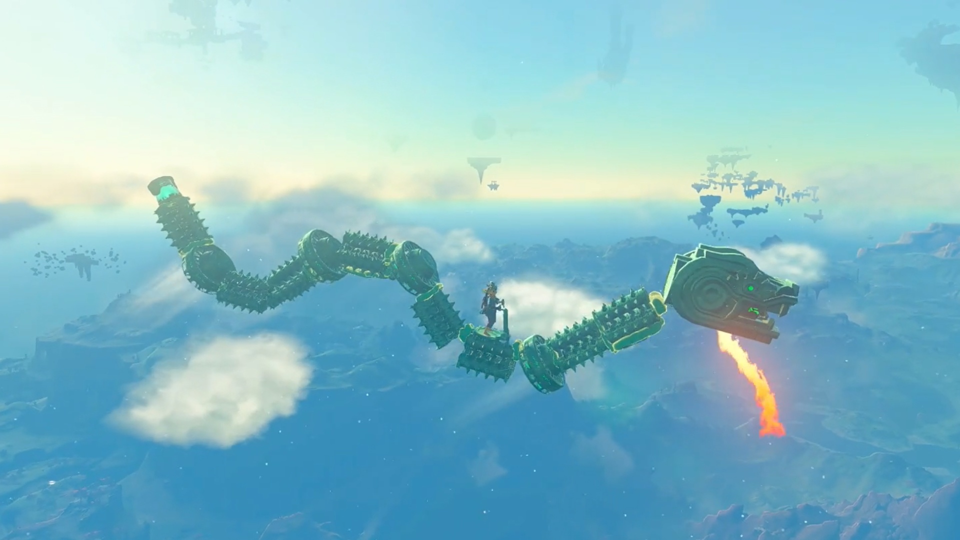 "Wir haben Drachen zuhause": Zelda-Spieler baut in Tears of the Kingdom eigenen Drachen und der sieht extrem witzig aus