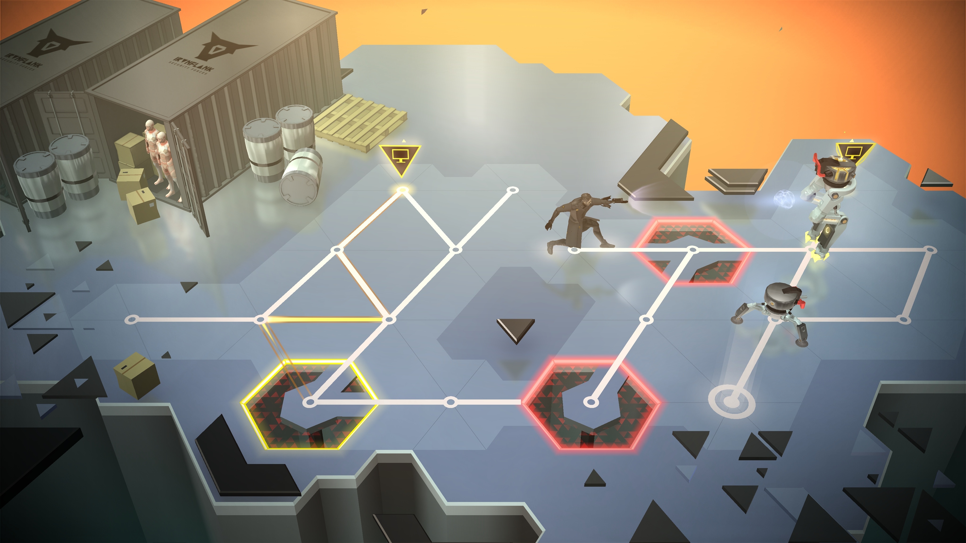 mobile spiel Deus Ex GO - Screenshots zum Mobile-Spiel
