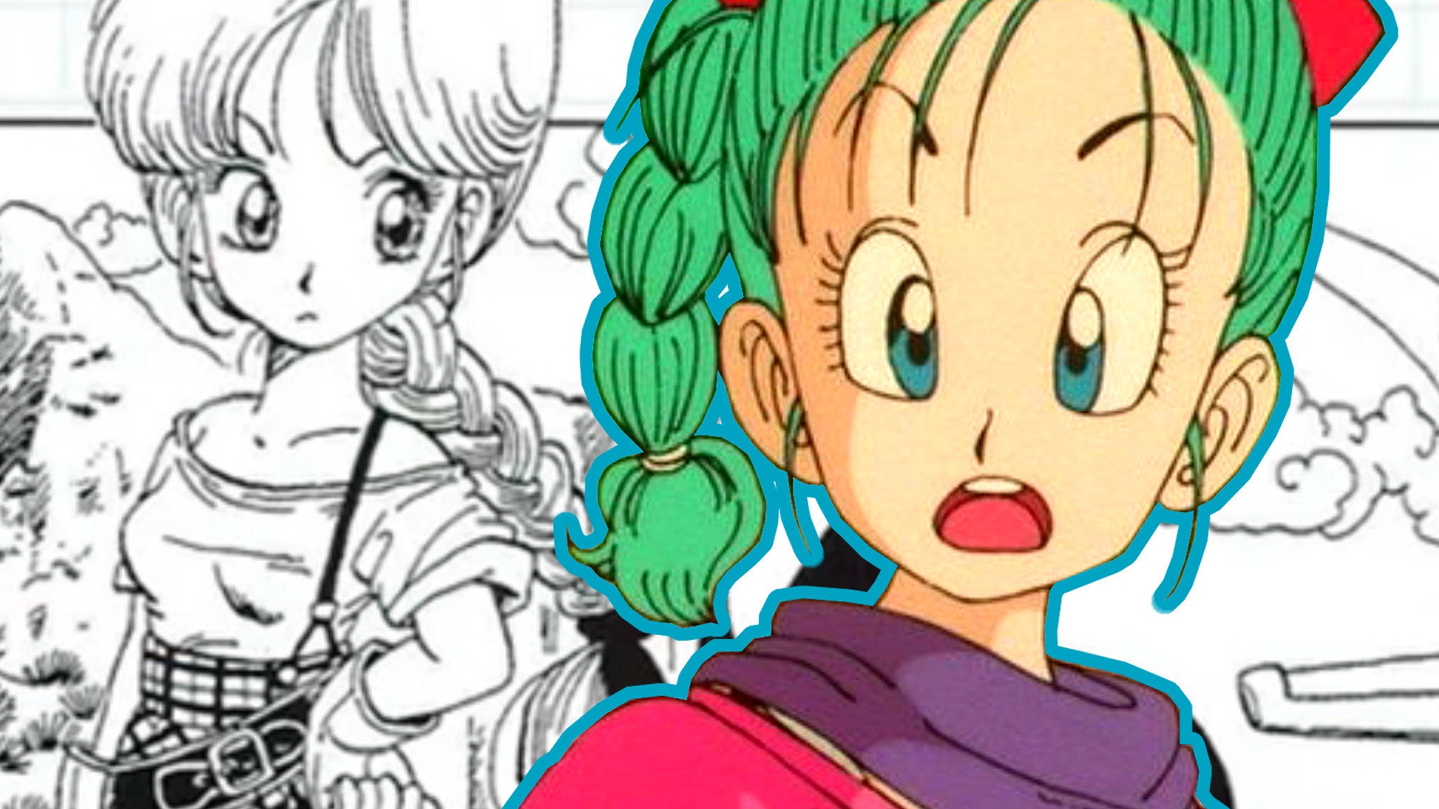 Alte Dragon Ball-Skizzen von Akira Toriyama zeigen Bulma und Son Goku in völlig anderer Kleidung – und auch die Frisur von Bulma ist anders