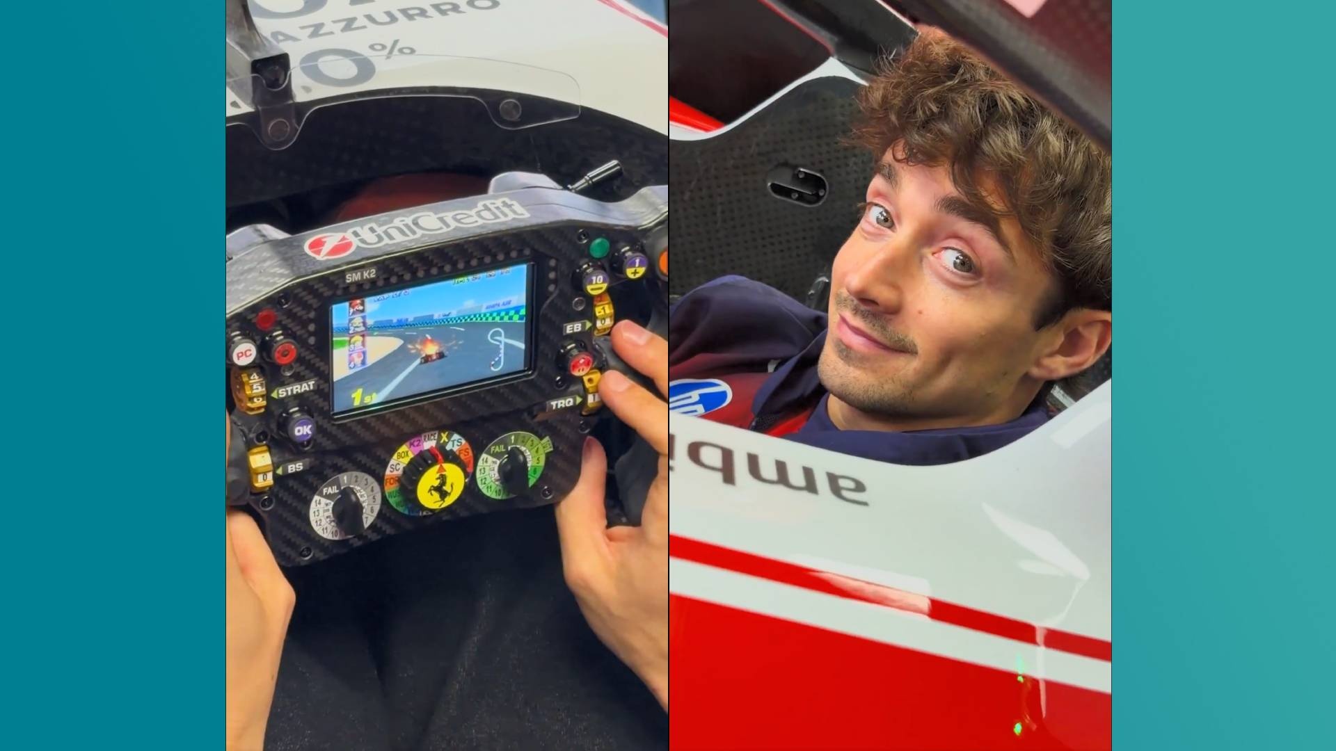 "Wie ein Pilz in Mario Kart" - Formel 1-Fahrer macht einen Witz über die neuen Autos, seine Ingenieure packen ihm tatsächlich den Nintendo-Racer aufs Lenkrad