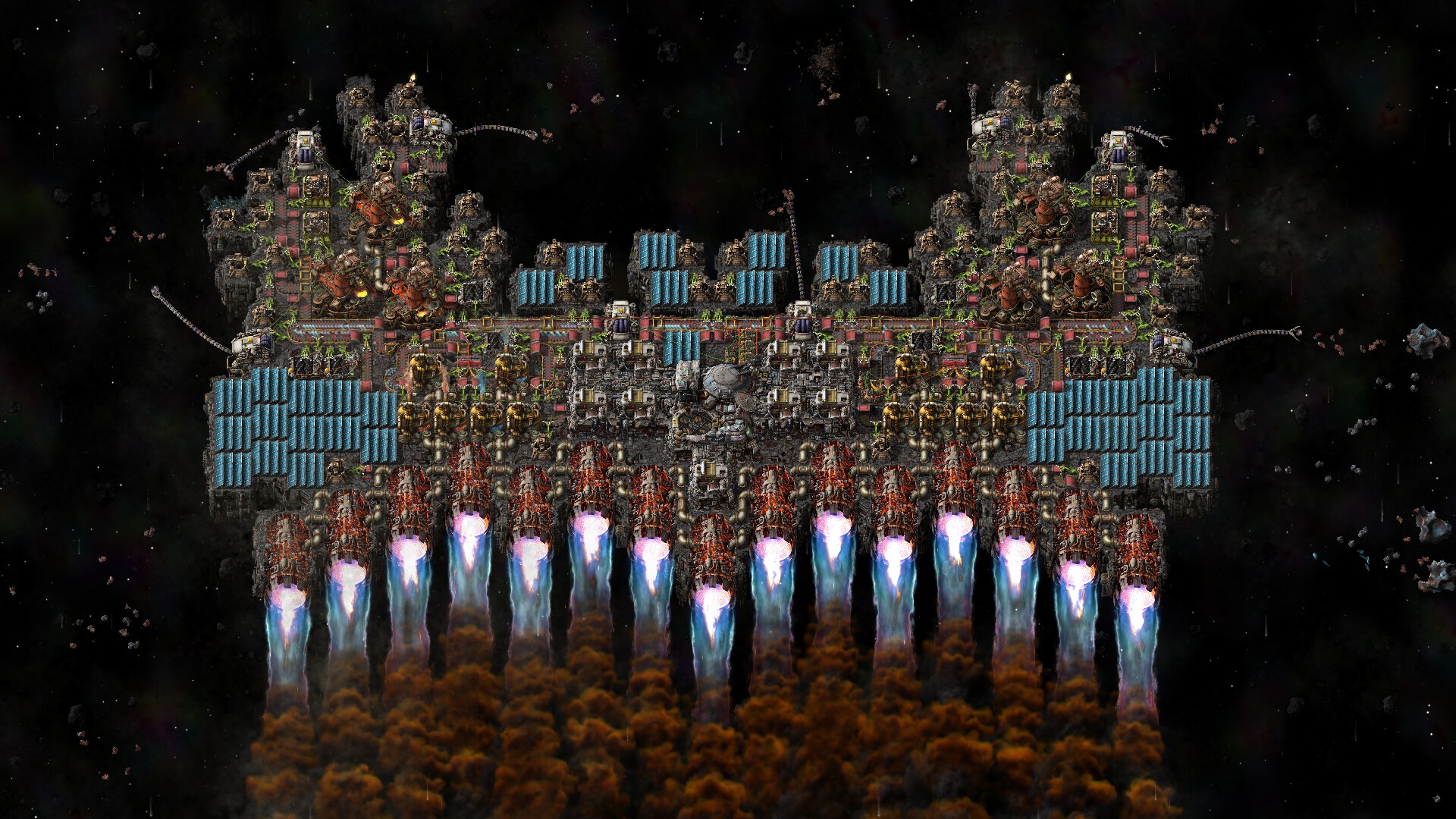 Factorio Space Age Screenshots zum großen FabrikAddon