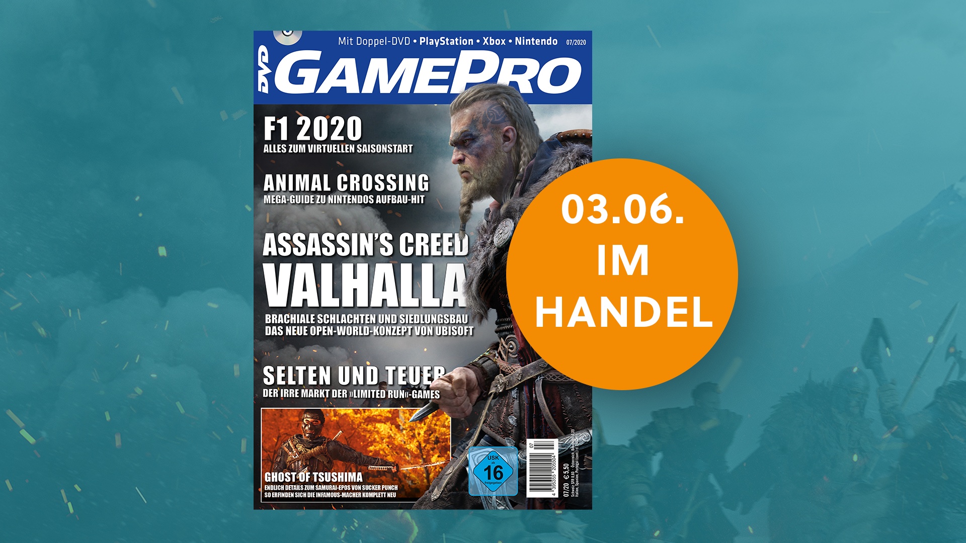 Das neue GameProHeft 07/20 ab 3.6. am Kiosk