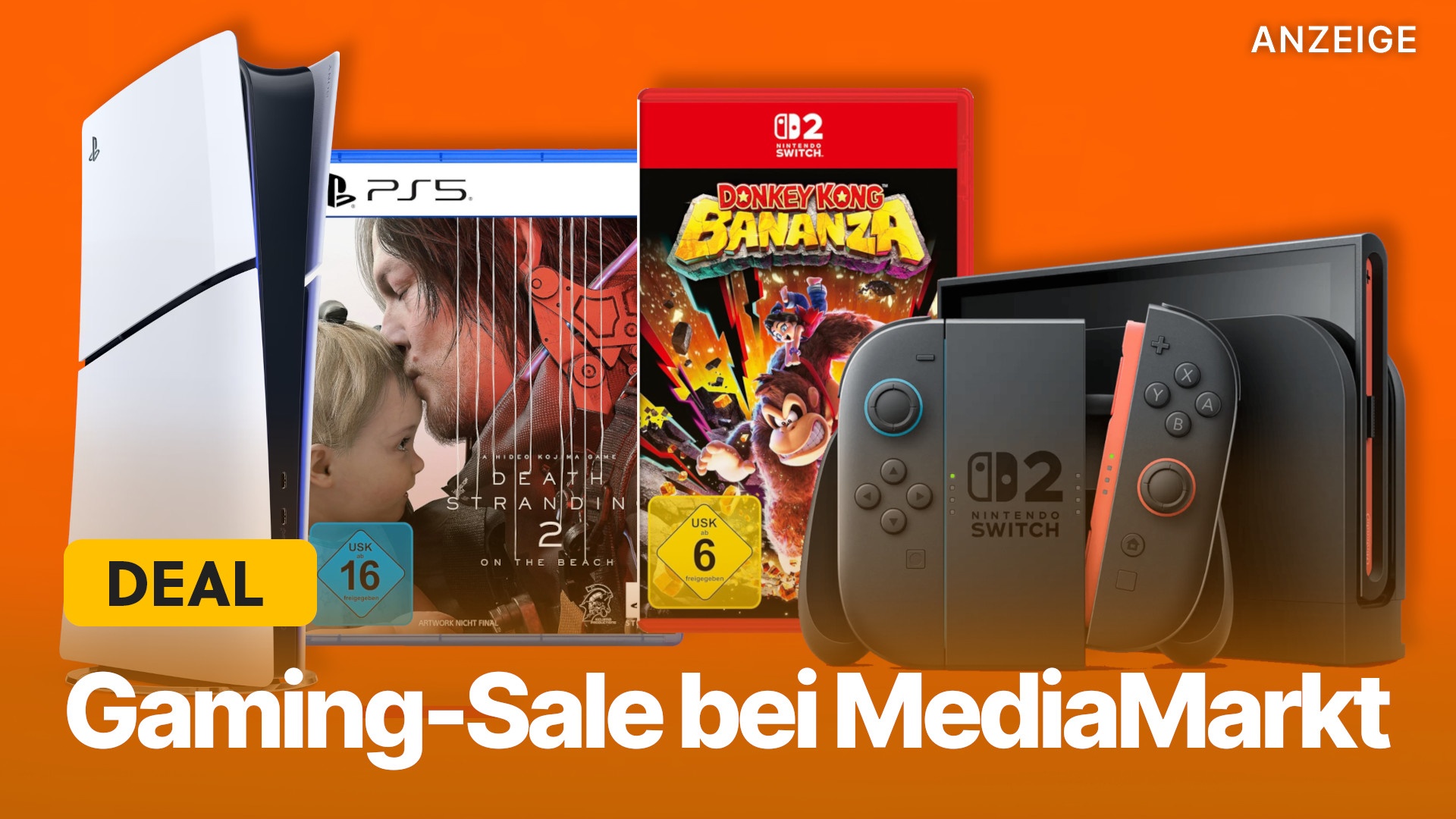 Großer Gaming-Sale bei MediaMarkt: PS5-Spiele, Switch 2-Konsole