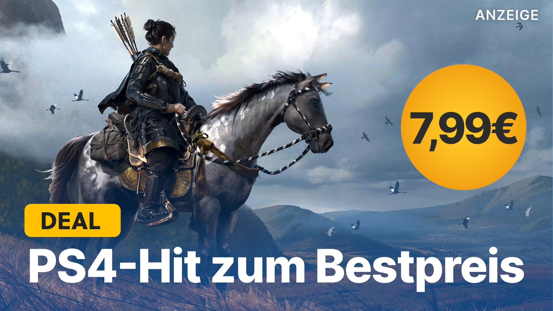 Ghost of Tsushima für 7,99€ OpenWorldHit jetzt zum Schnäppchenpreis