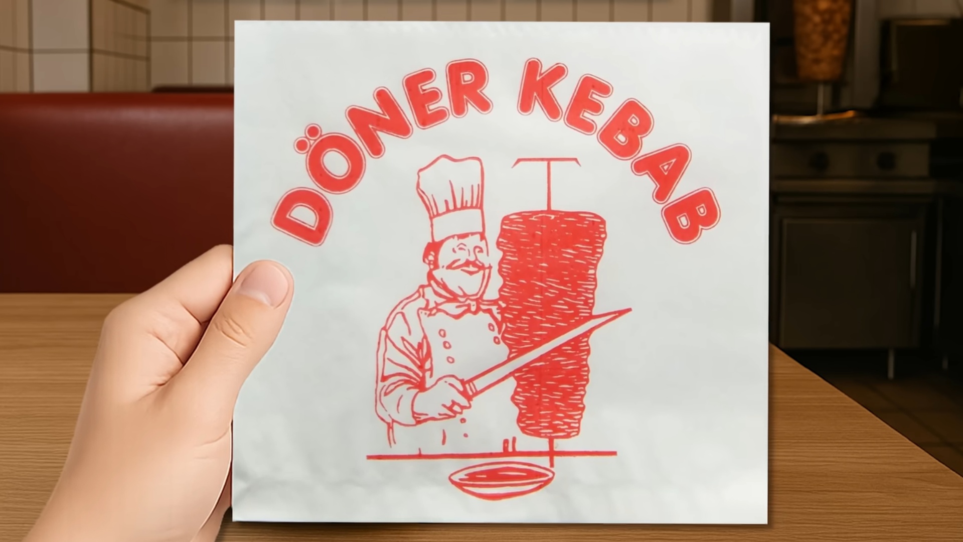 Döner Kebab: Alle kennen die Schrift und das Logo, aber niemand weiß ...