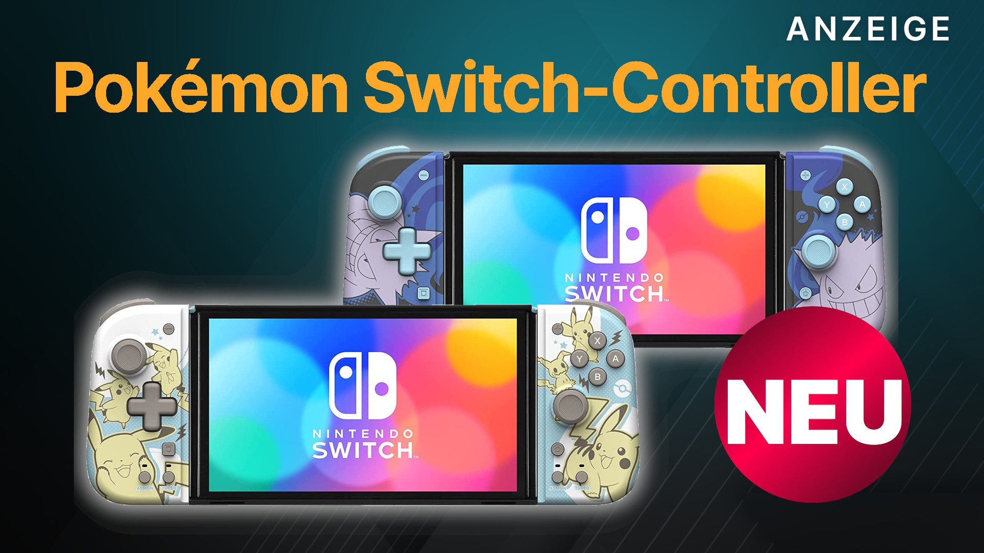 Neue PokémonController Jetzt stilvollen JoyConErsatz für Nintendo Switch kaufen