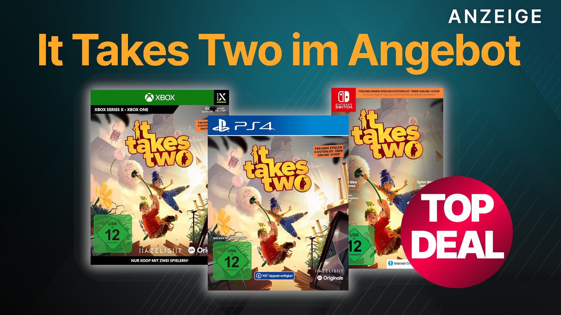 Koop-Hit zum Schnäppchenpreis: Jetzt It Takes Two für PS5 & PS4