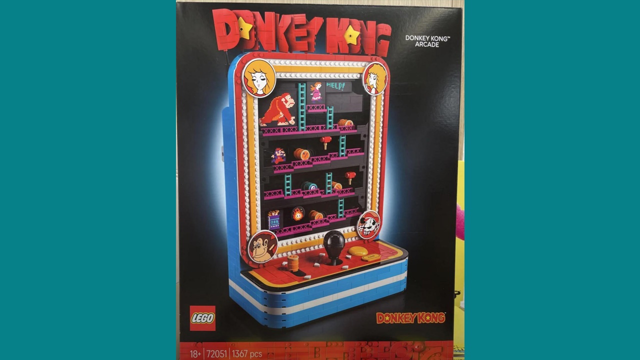Neues LEGO-Nintendo-Set geleakt - Donkey Kong-Arcade-Automat hat 1300 Teile und soll 200 Dollar kosten