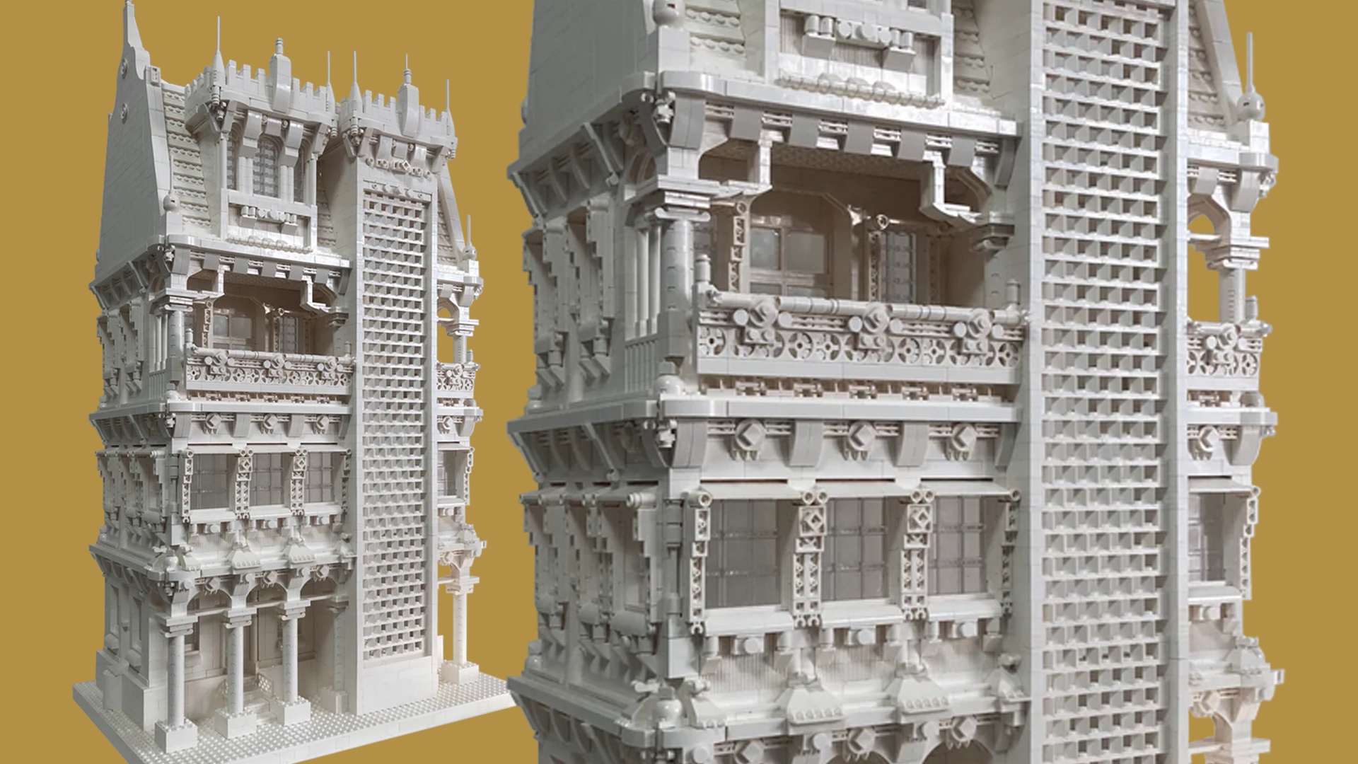 LEGO-Baumeister konstruiert eines der spektakulärsten Gebäude, die wir je gesehen haben – will es aber einfach wieder kaputt machen und was neues bauen