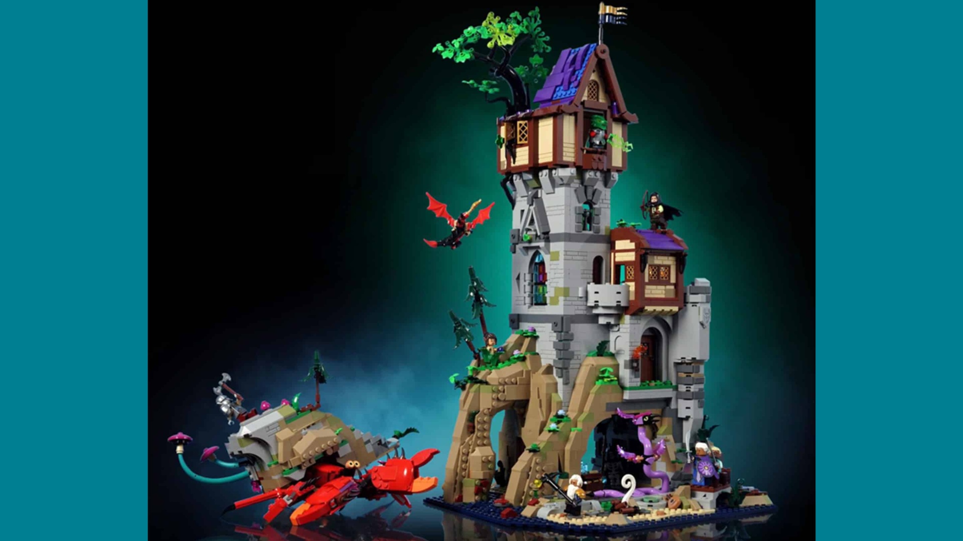 LEGO Fan-Designer des riesigen Dungeons and Dragons-Sets stellt alternative Bauanleitung kostenlos zur Verfügung