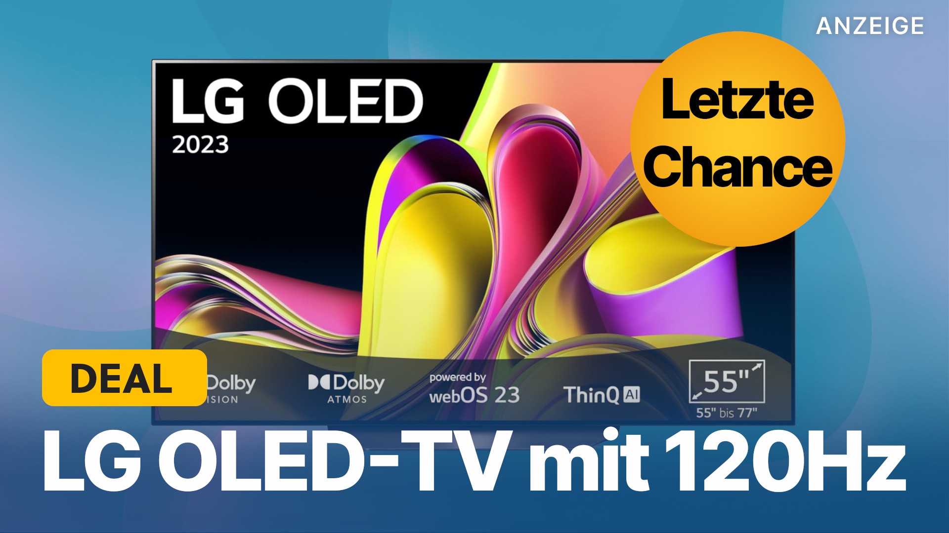 Nur Bis Sonntag: LG OLED 4K-TV Mit 55 Zoll Und 120Hz Bei Amazon Zum ...